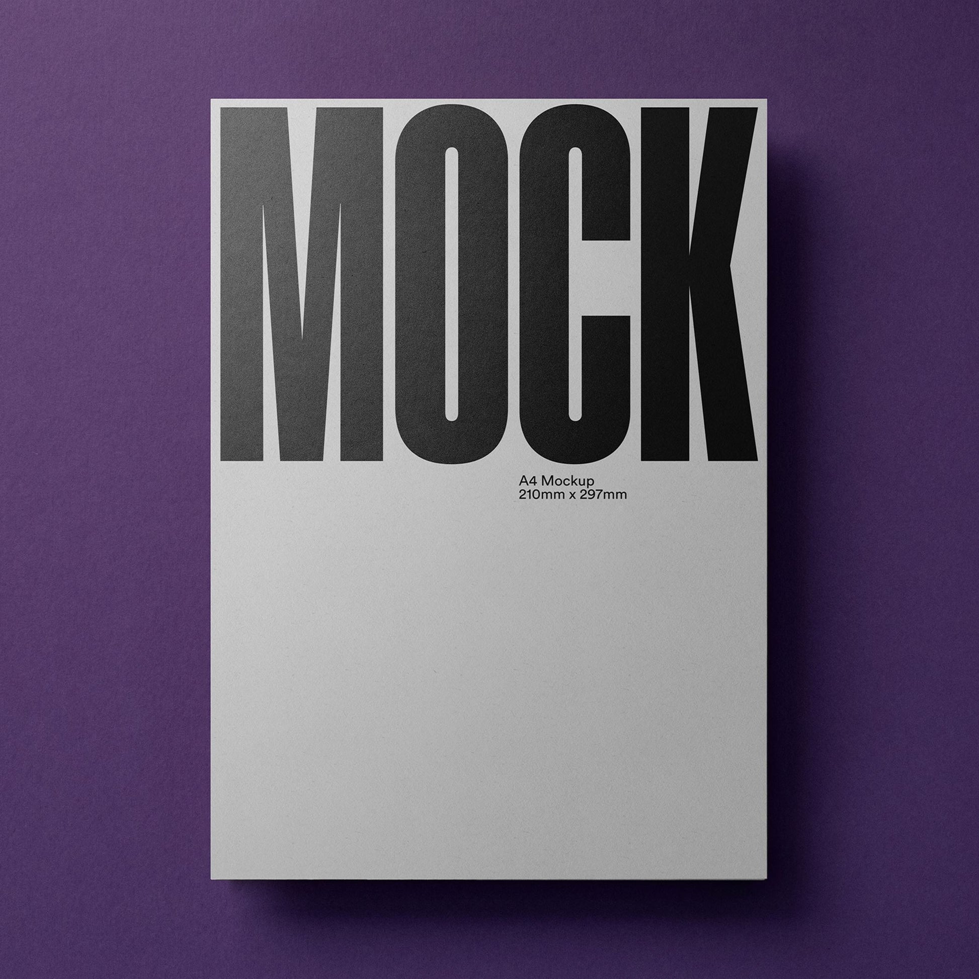 Poster / Letterhead Mockup Mockups Sylvan Hillebrand 