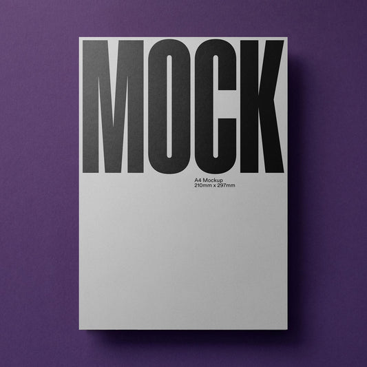 Poster / Letterhead Mockup Mockups Sylvan Hillebrand 